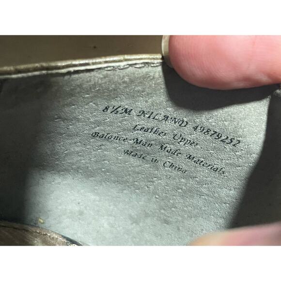 Sam Edelman Womens 8.5 M Niland Peep Toe Leather Heels Reptile 49879252 Brown - Picture 13 of 13